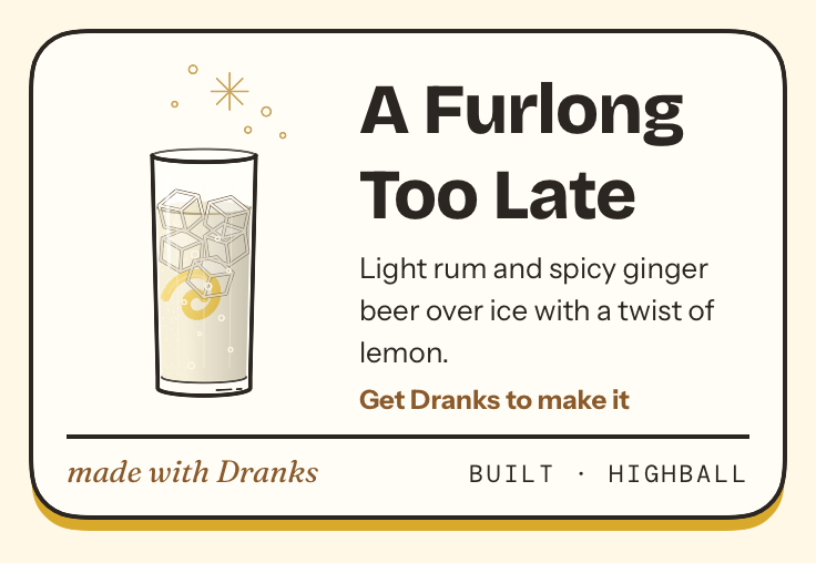 Drawing of A Furlong Too Late