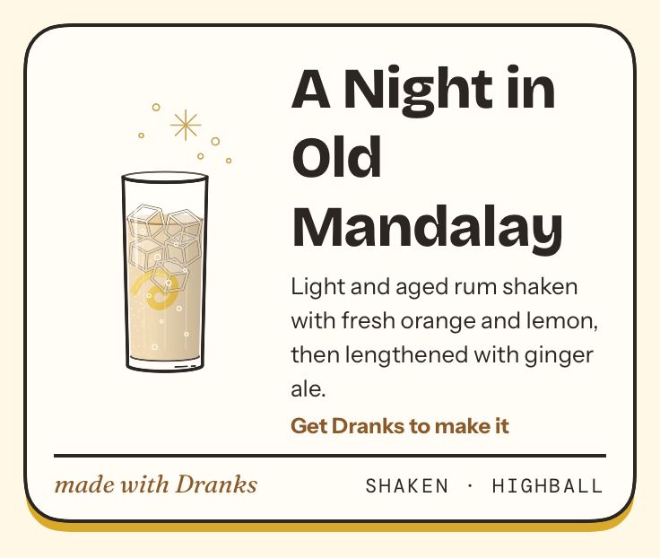 Drawing of A Night in Old Mandalay