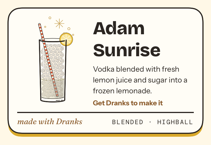 Drawing of Adam Sunrise