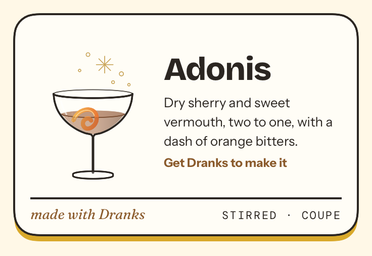 Drawing of Adonis