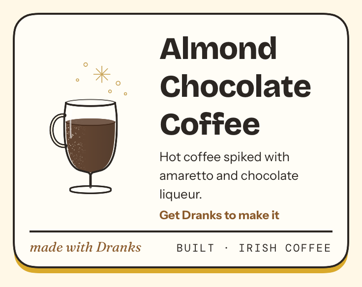 Drawing of Almond Chocolate Coffee