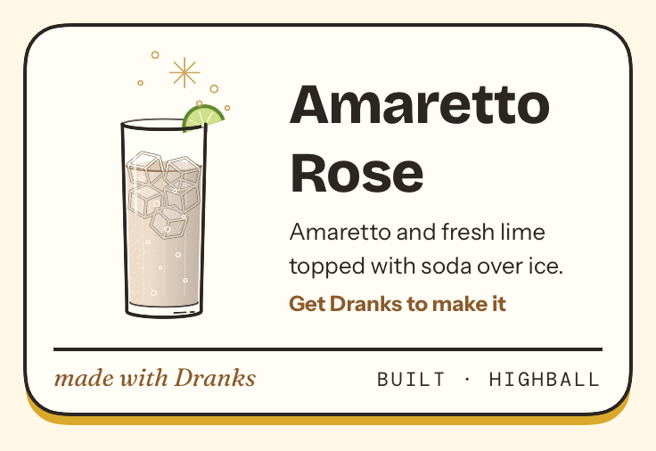 Drawing of Amaretto Rose