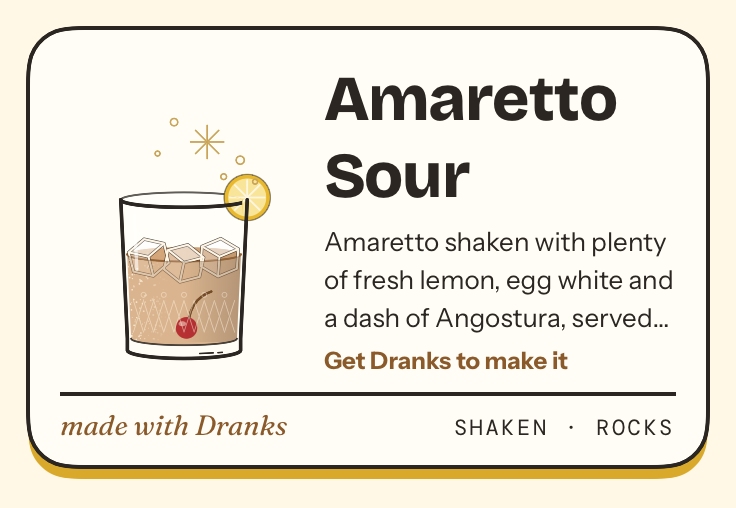 Drawing of Amaretto Sour