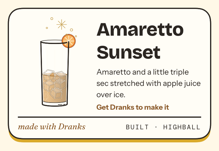Drawing of Amaretto Sunset