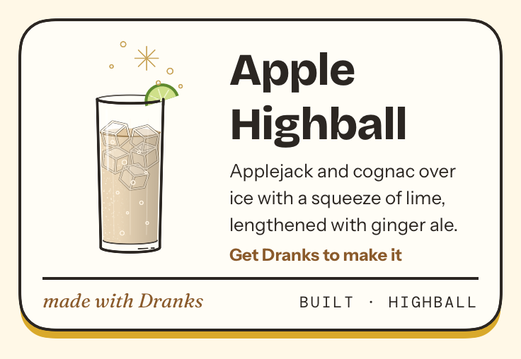 Drawing of Apple Highball