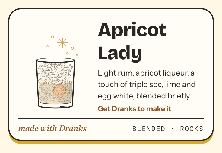 Drawing of Apricot Lady