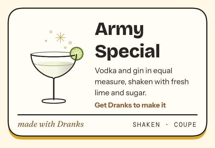 Drawing of Army Special