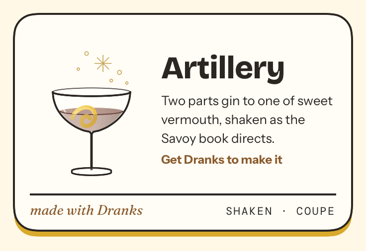 Drawing of Artillery