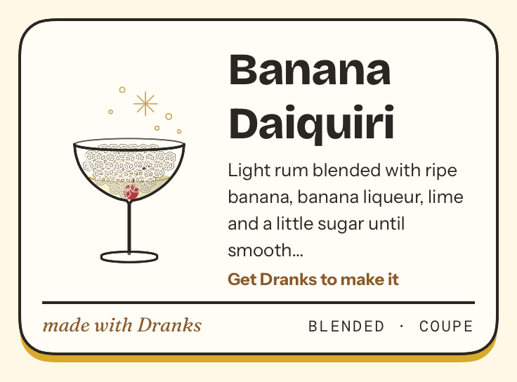 Drawing of Banana Daiquiri