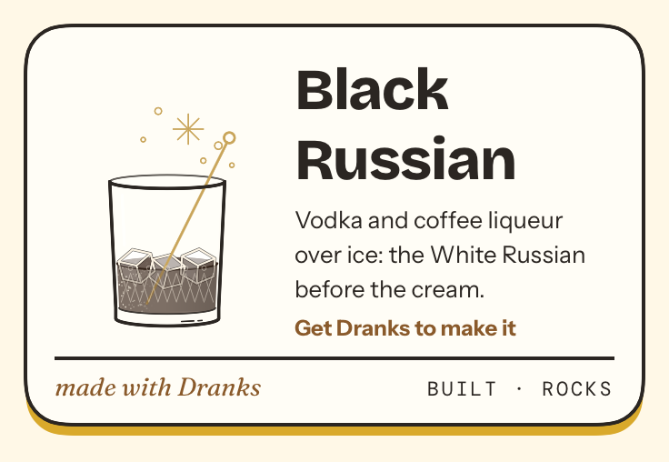 Drawing of Black Russian