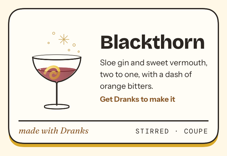 Drawing of Blackthorn