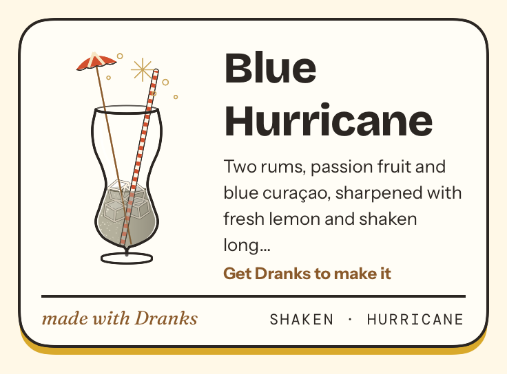 Drawing of Blue Hurricane