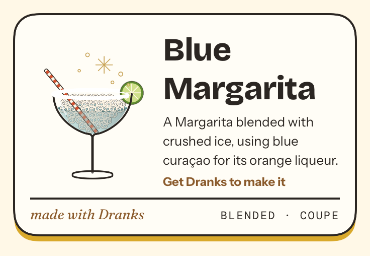 Drawing of Blue Margarita