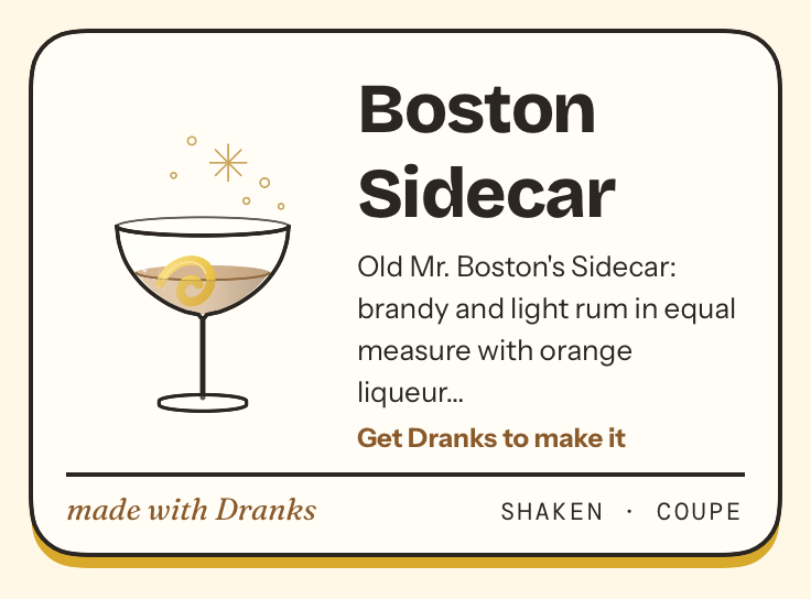 Drawing of Boston Sidecar