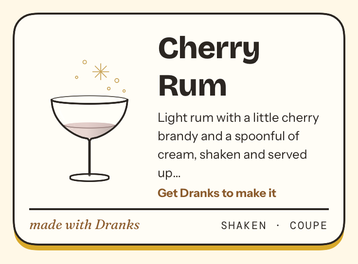 Drawing of Cherry Rum