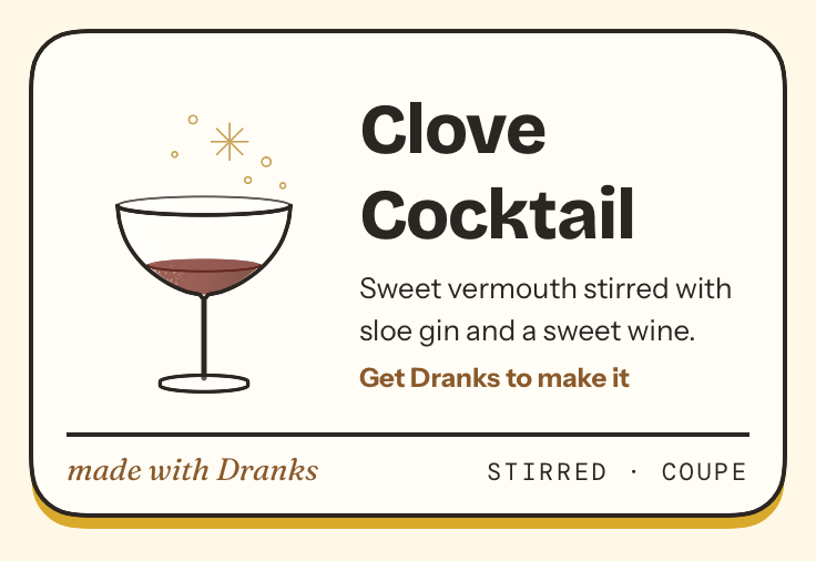 Drawing of Clove Cocktail