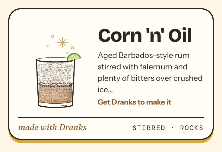 Drawing of Corn 'n' Oil