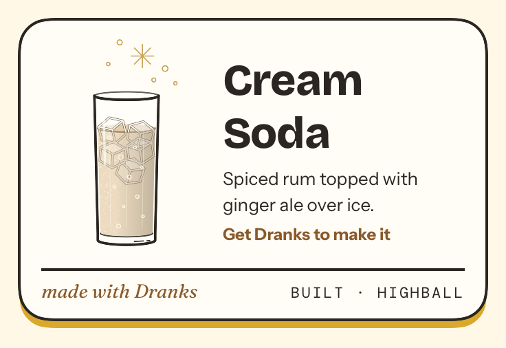 Drawing of Cream Soda