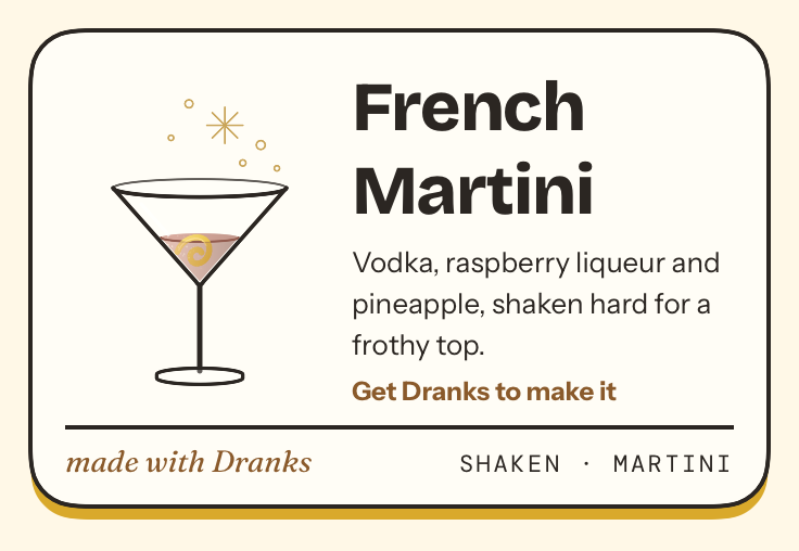 Drawing of French Martini