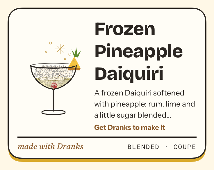 Drawing of Frozen Pineapple Daiquiri