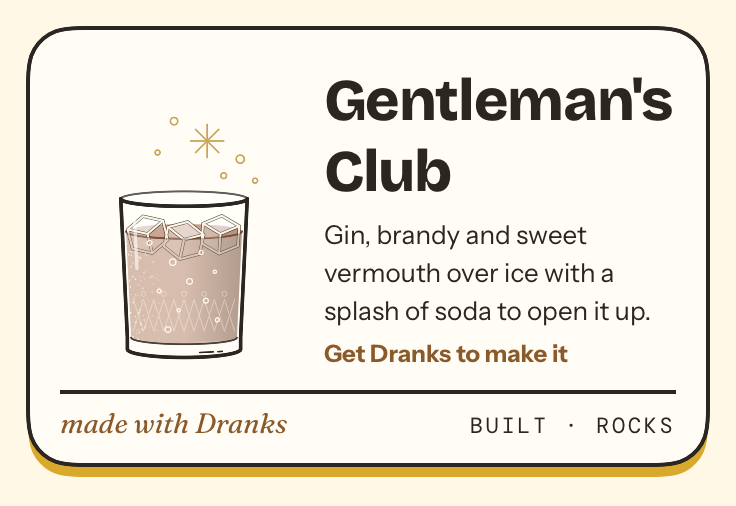 Drawing of Gentleman's Club