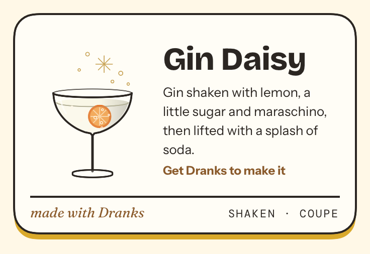 Drawing of Gin Daisy