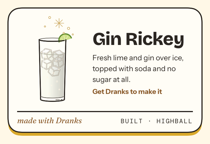 Drawing of Gin Rickey