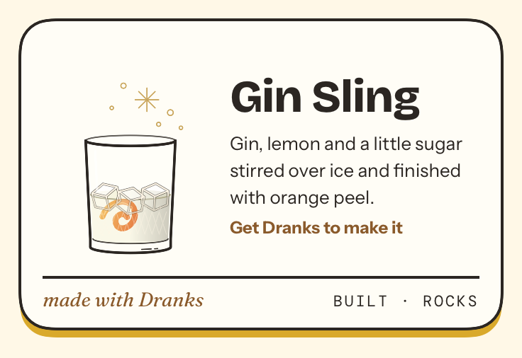 Drawing of Gin Sling