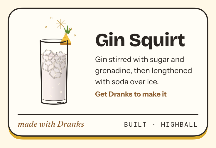 Drawing of Gin Squirt