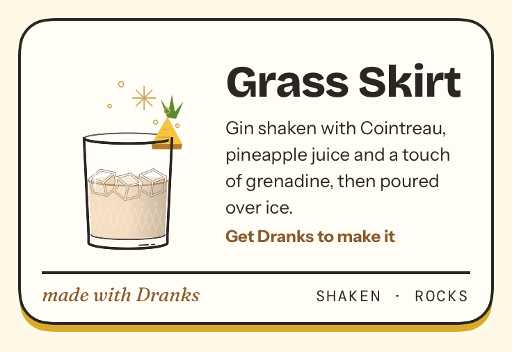 Drawing of Grass Skirt