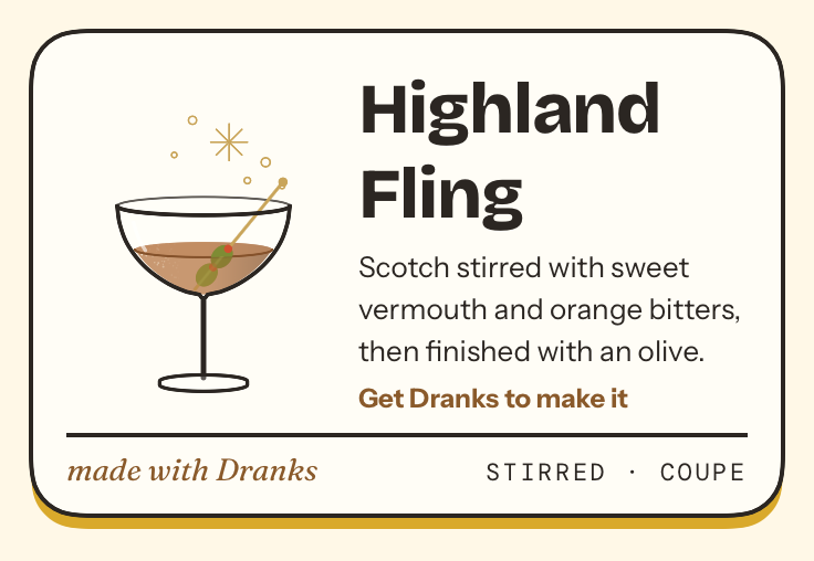 Drawing of Highland Fling