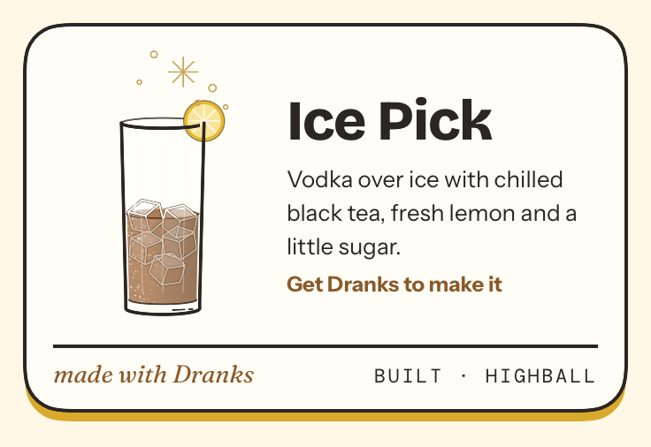 Drawing of Ice Pick