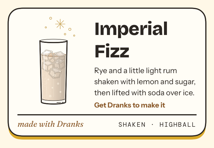Drawing of Imperial Fizz