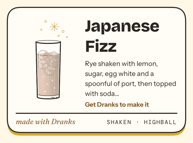 Drawing of Japanese Fizz