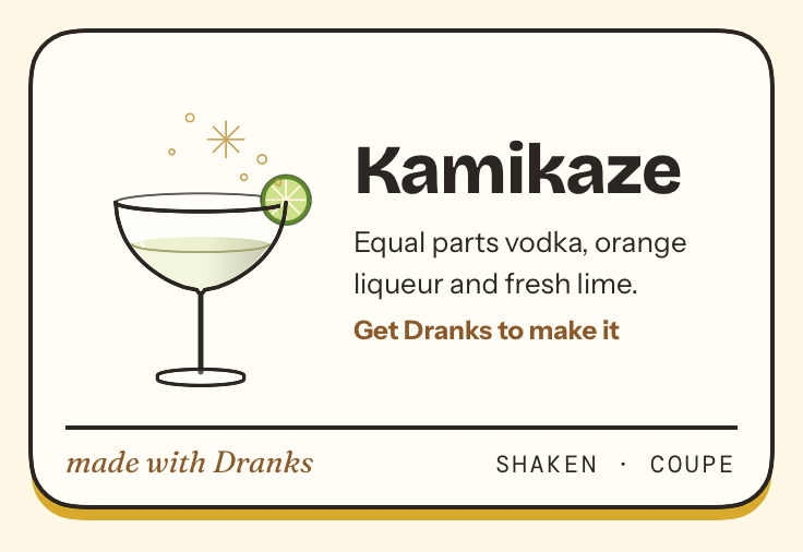 Drawing of Kamikaze