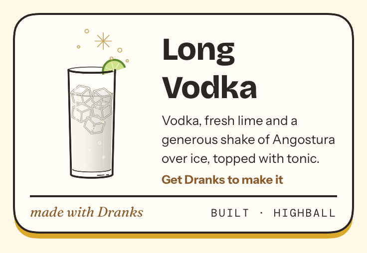 Drawing of Long Vodka