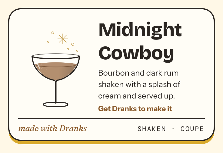 Drawing of Midnight Cowboy