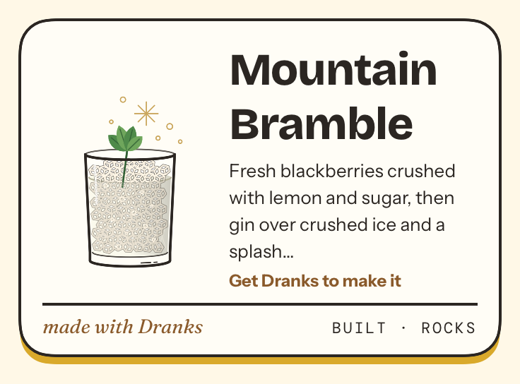 Drawing of Mountain Bramble