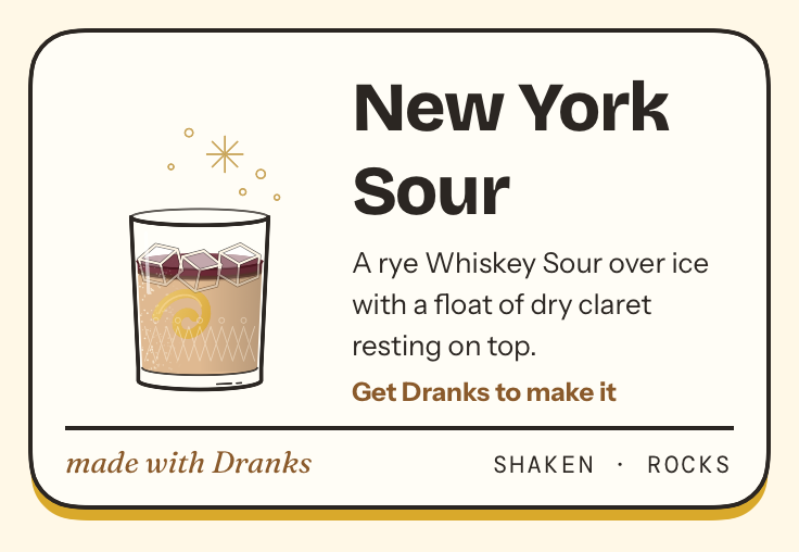 Drawing of New York Sour