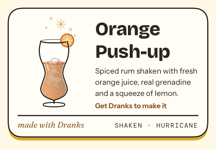 Drawing of Orange Push-up