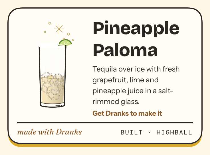 Drawing of Pineapple Paloma