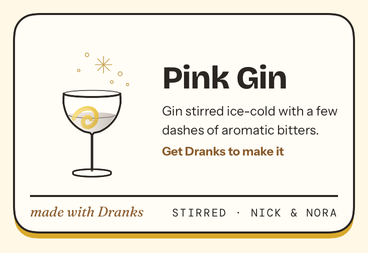 Drawing of Pink Gin