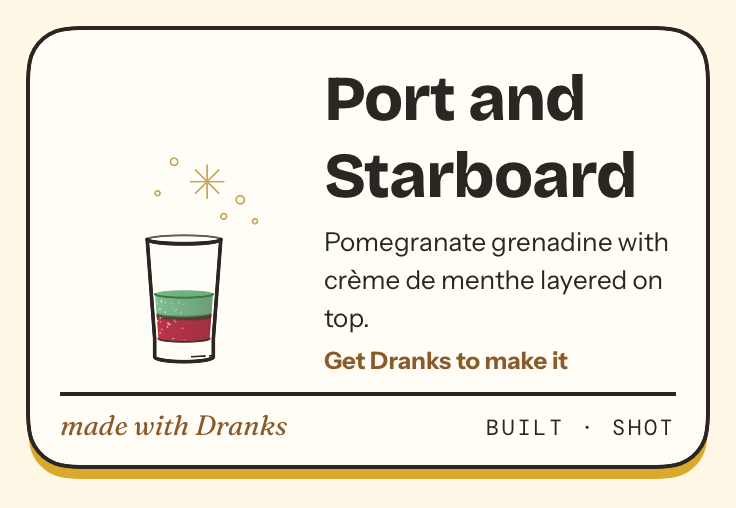 Drawing of Port and Starboard