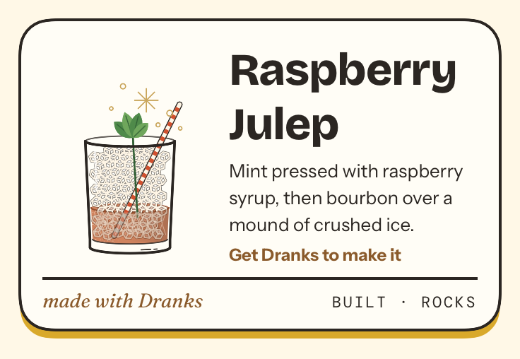 Drawing of Raspberry Julep