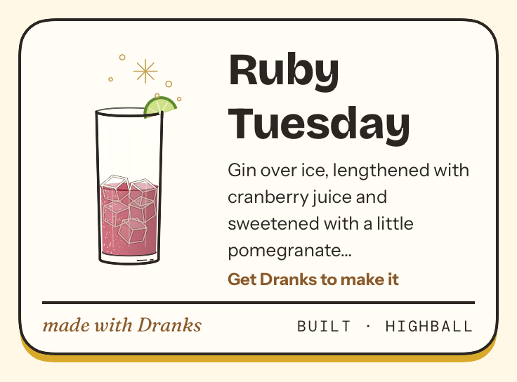 Drawing of Ruby Tuesday