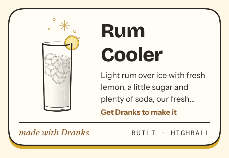 Drawing of Rum Cooler