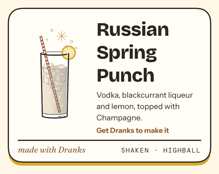Drawing of Russian Spring Punch