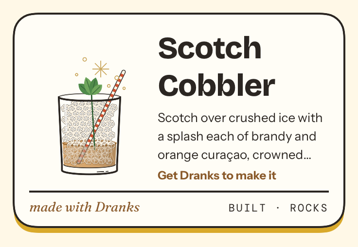 Drawing of Scotch Cobbler