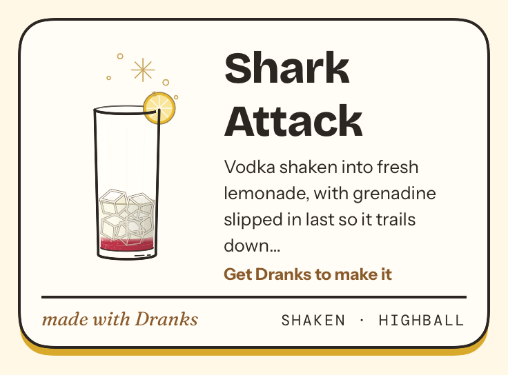 Drawing of Shark Attack