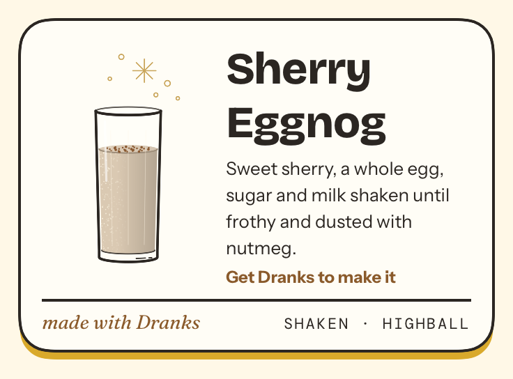 Drawing of Sherry Eggnog